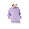 Li Ning Sports Trend Series Rhinestone Logo Loose Sports Hoodie Женские толстовки с капюшоном Сиреневый AWDS046-6