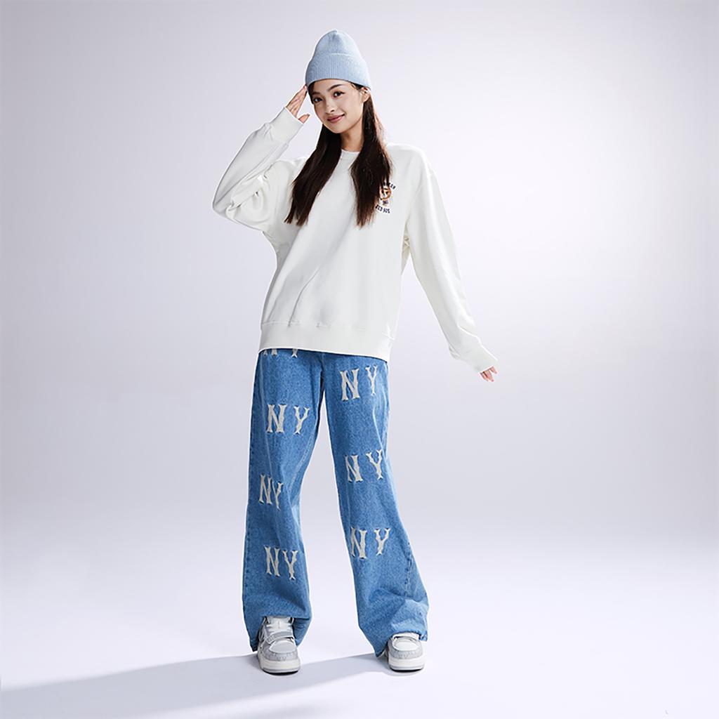 Новые толстовки MLB Унисекс Слоновая кость 3AMTE0134-43CRD