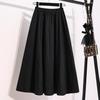 Plus Size Women High Waist Skirts Spring Summer Classic Mid-long Skirt Female A-line Skirt