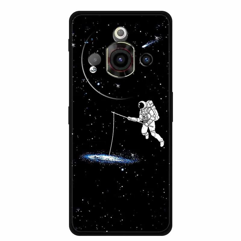 Чехол для ZTE Nubia Focus Pro 5G Мягкий бампер для Nubia Focus Pro Черные силиконовые чехлы для телефона Nubia Focus Pro 5G Защитный чехол