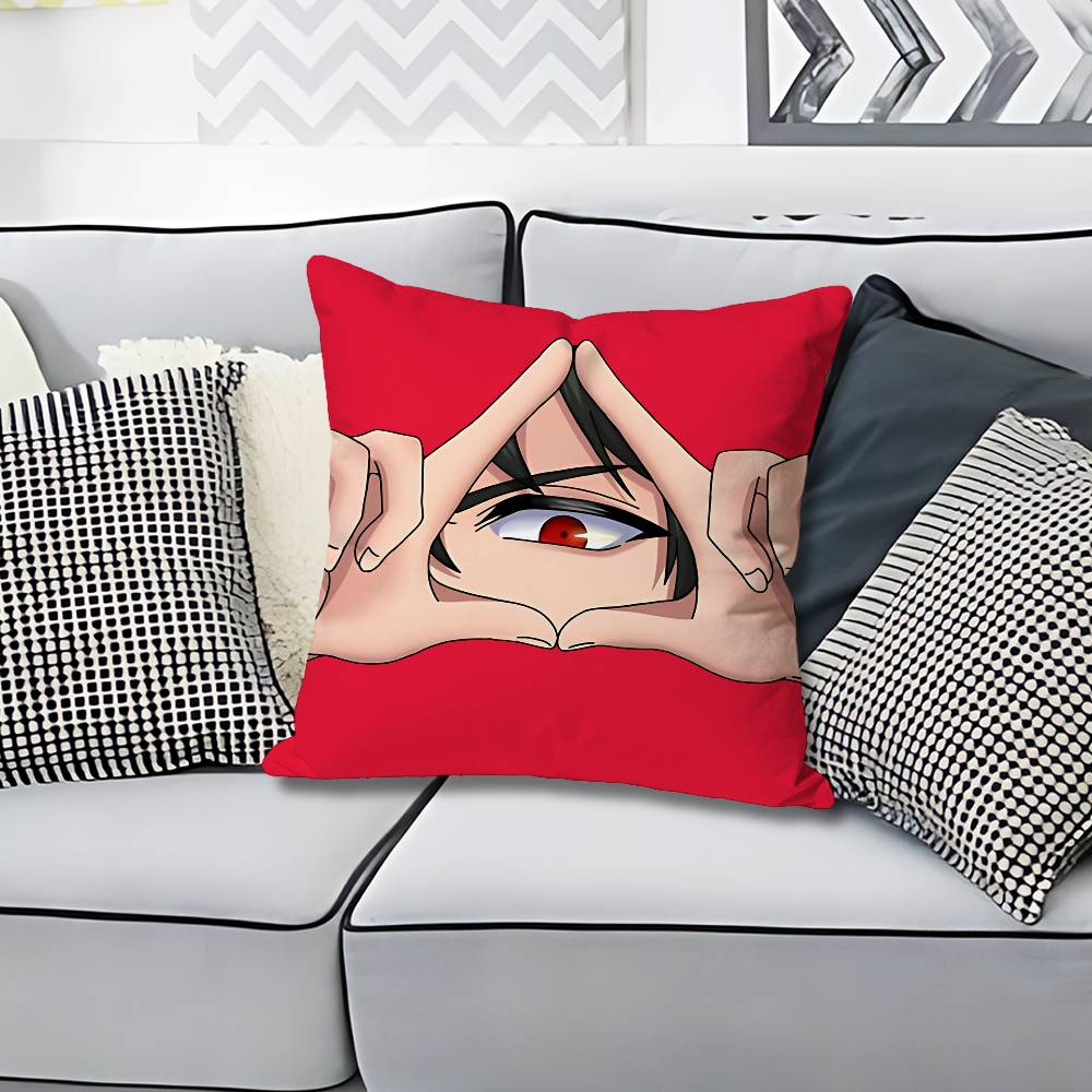 Manga PPhantom Busters Various Sizes Square Pillow Case For Car Home Bedchamber Decor Custom Valentine gift