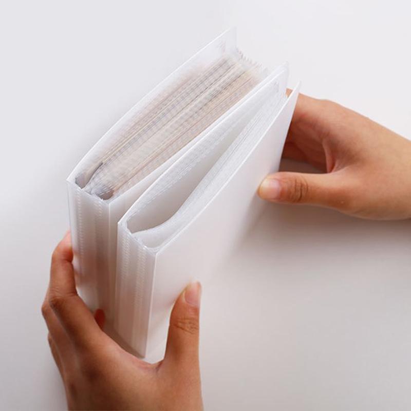 40 Pages A6 Postcards Pocket Storage Book Transparent Home Picture Album