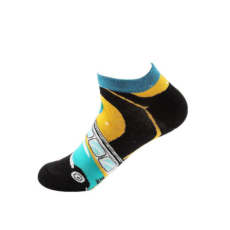 Мужские весенне-летние носки-лодочки нового стиля, уличные, хип-хоп, спортивные, с низкой посадкой, невидимые