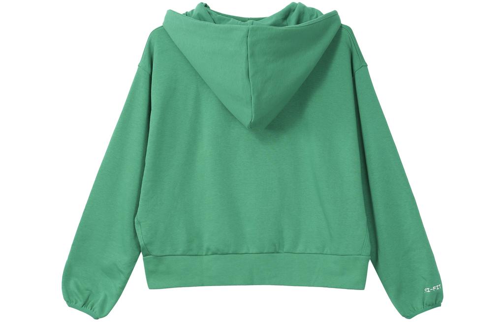 Nike Sweatshirts Women's Green Hooded Moderate Regular DA6484-370