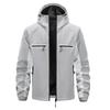 Men'S Loose Jacket Fashionable Multi Pocket Hooded Jacket
