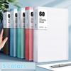 A4 60 Page Data Book Insert Folder Transparent Inner Page Data Storage Book
