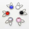 LKERAN 10Pcs Rabbit Acrylic Rhinestone Buttons Embellihment Ribbon for wedding supply Gift Weap Hairbow Center Decorative Button