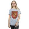 Harry Potter Womens/Ladies Gryffindor Crest Flat Cotton Boyfriend T-Shirt
