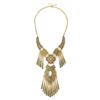 Style Ethnic Simulation Gemstone Decoration Women Necklace With Tassel Design