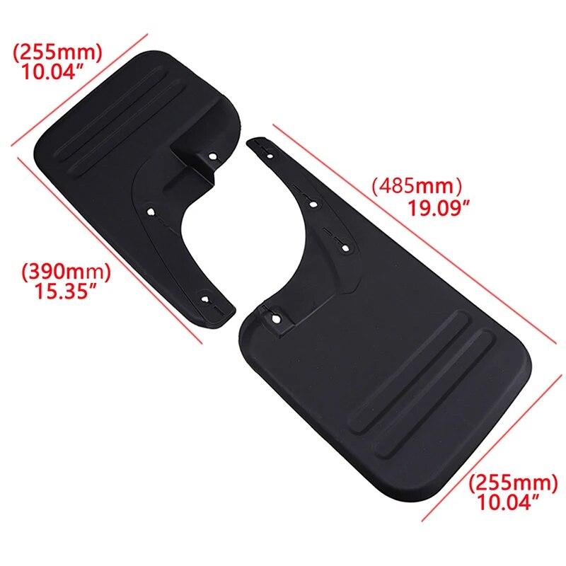 Рифмированные автомобильные брызговики, брызговики, комплект крыльев 2WD, автомобильные аксессуары, замена, подходит для Toyota Vigo 2005-2014