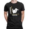 Brain Teaser Duck Rabbit Optical Illusion Duck or Rabbit T-Shirts Men Amazing Pure Cotton Tees Tshirt Original Clothing