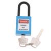 Защитный замок Lockout Tagout, водонепроницаемый, усиленный ПВХ, с ключом, для безопасности на рабочем месте