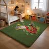 Floor Mat Soft Flannel Rug Non Slip Absorbent Mat for Bathroom Bedroom Home Decor Anime C Chobits