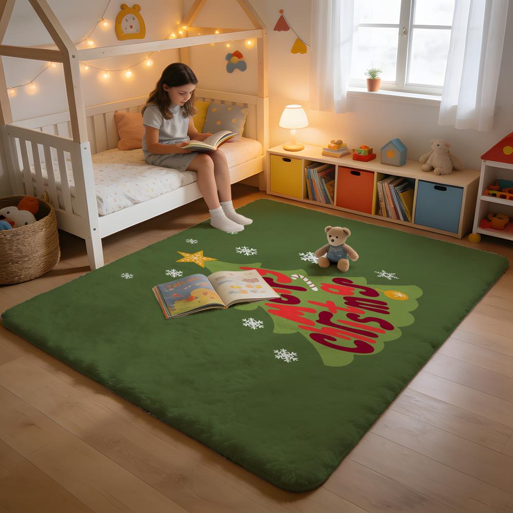 Floor Mat Soft Flannel Rug Non Slip Absorbent Mat for Bathroom Bedroom Home Decor Anime C Chobits