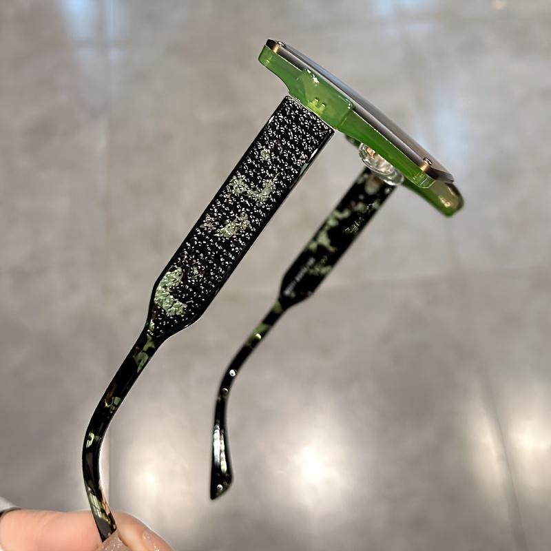 Оверсайз безободковые для женщин мужчин повседневные градиентные модные солнцезащитные очки с антибликовым покрытием для отпуска, пляжной вечеринки