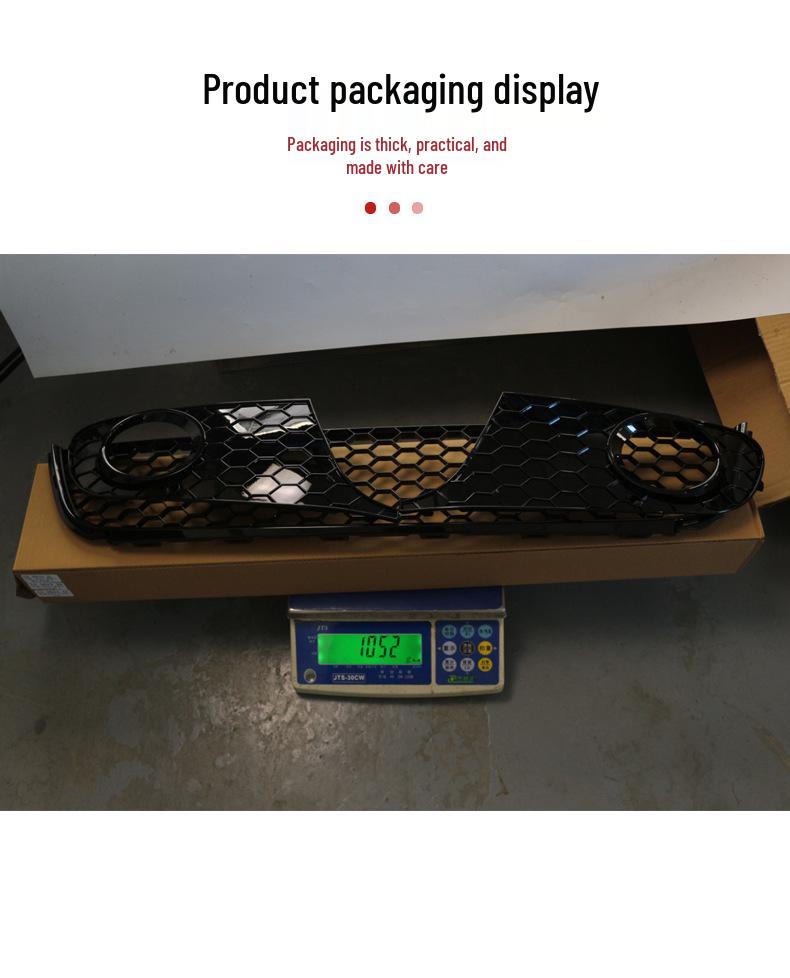 Volkswagen Golf 6 MK6 Honeycomb Style Front Bumper Grille & Fog Light Frame