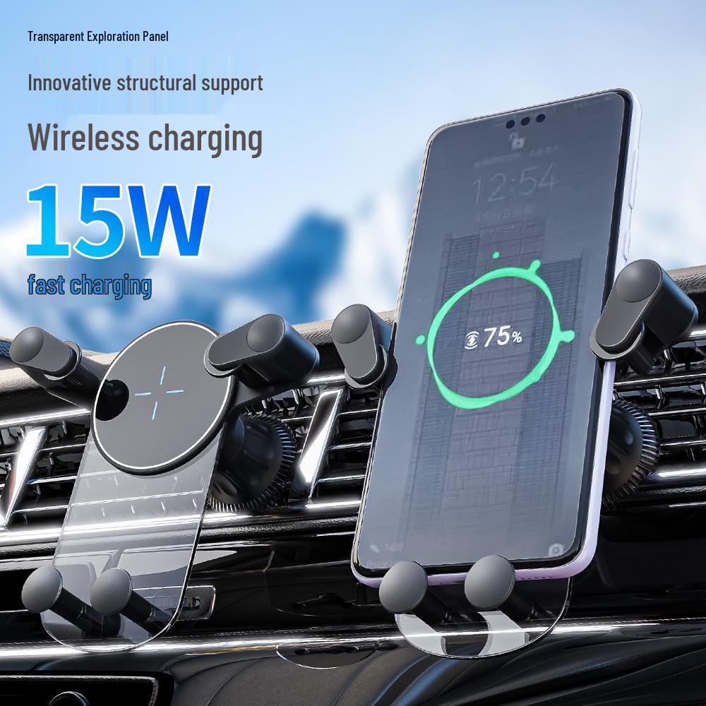 15W Wireless Car Phone Charger & Holder