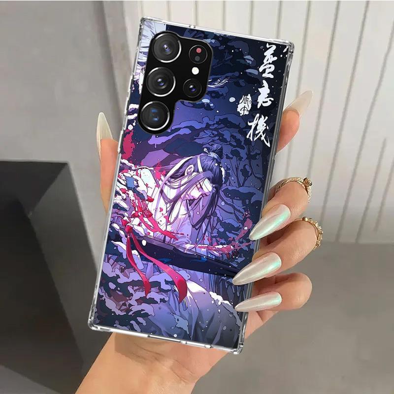 Чехол для телефона Аниме Мо Дао Цзу Ши для Samsung Galaxy S25 S24 S23 Ultra S22 S21 Plus S20 FE S10 + S10E S25U Мягкий печатающий корпус S24 S23