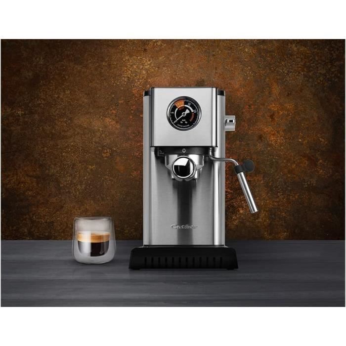 Machine Expresso - Catler - ES300 - Pompe Italienne 20 bars - Mousseur à Lait - Acier Inoxydable