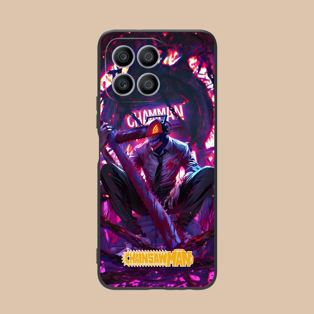 Чехол для мобильного телефона Chainsaw Man для Honor 90 80 70 60 50 30 20 10 9 8 7 Pro S SE Lite 5G Чехол с цветной печатью Роскошный чехол