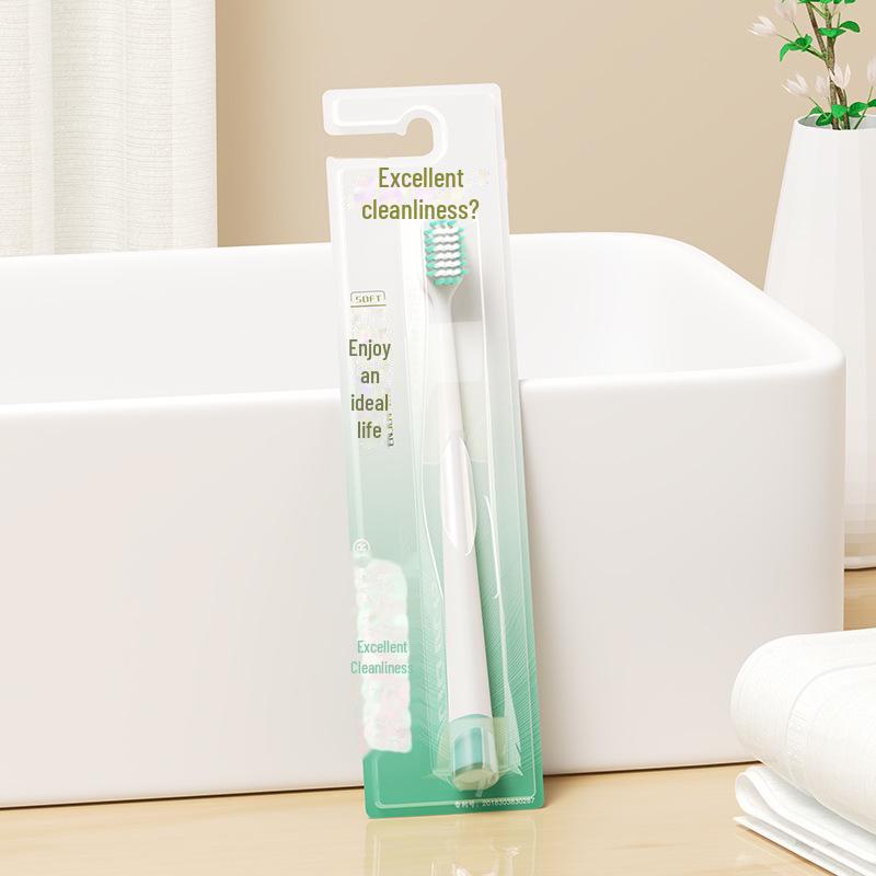 Soft Bristle Adult Toothbrush with Patented Wide Head Design