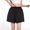 Wide-legged Work Shorts for Women In Summer New High-waist Loose A-line Casual Small Straight-leg Pants