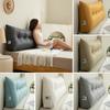 Triangular Headboard Pillow Bed Wedge Pillow With Side Pocket Headboard