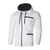 Mens Hoodies Jacket Zip Up Hooded Coat Pullover Sweatshirt Outwear Warm Winter