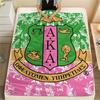 1PC AKA Print Flannel Blanket, High quality All Seasons, Home Decor, Warmth and Comfort, Perfect for Christmas Gifts