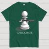Checkmate Унисекс 100% Хлопок Летняя Повседневная Прохладная Свободная Футболка