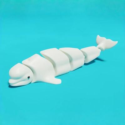 3D-печать Морское животное Дельфин Игрушка Украшения 3D-печатная Акула Настольное украшение Забавное украшение