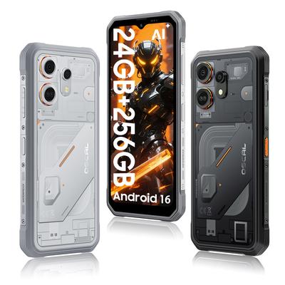 Oscal MARINE 3 Android 16 Смартфон 8 ГБ+256 ГБ MediaTek Helio G81 Защищенный Телефон Мобильный