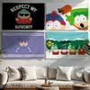 S-South Park Fun Respect My Authority flag Tapestries Outdoor Parties Bedrooms Living Dorm Rooms Wall Decor Banners Gifts 26L0904