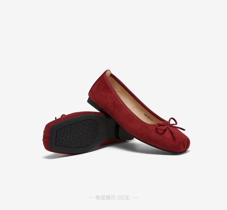 Bestu 26 Autumn Simple Four Fashion Bow Square Head Shallow Mouth Women's Single Shoes CZ202CQ6