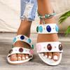 Women's Summer Soft-soled Slippers Flat-soled Comfortable and Durable Cute Cartoon-shaped Open-toe Slippers