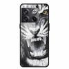 For Oneplus 10 pro Case Luxury Hard Tempered Glass Cover for OnePlus 10 Pro TPU Bumper Phone Case Cool Animals Pattern Cover
