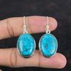 Tibetan Turquoise Earring Original Gemstone Handmade Earring Latest Design Jewelry 925 Sterling Silver Earring Dainty Earring Gifts For Wife