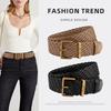 Ретро Гонконгский стиль Плетёный женский ремень Корейский повседневный студенческий Джинсовый женский декоративный ремень