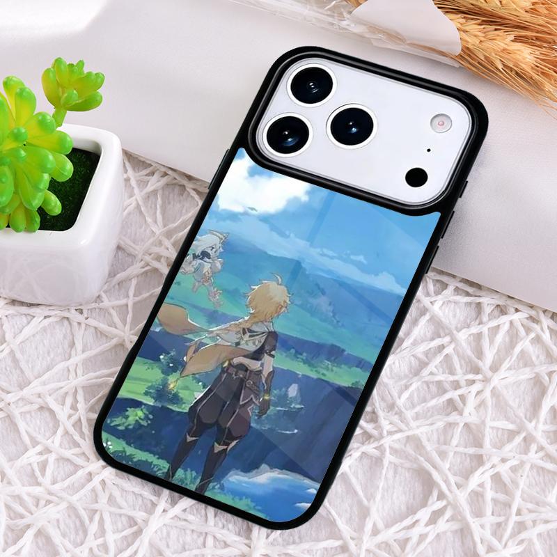 Anime Game Genshin Impact Phone Case for iPhone 17 Air 16 15 11 12 14 13 Pro Max Shockproof Cover