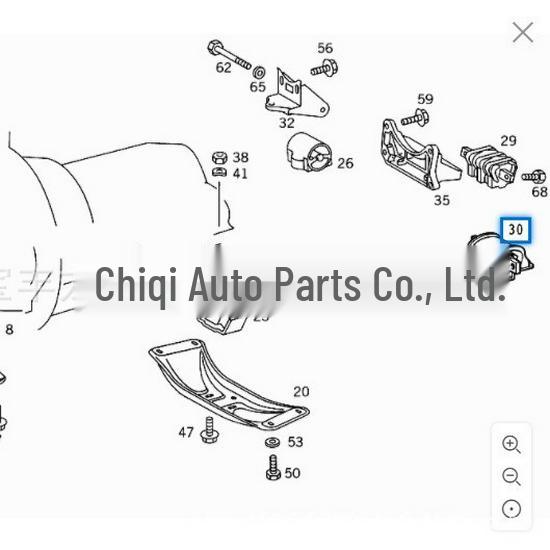 Резиновая прокладка трансмиссии для Mercedes-Benz W211/W212/W203 (Часть A2122400318)
