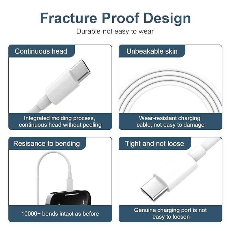 Автомобильный кабель для зарядки USB C USB A на USB C Автомобильный кабель для зарядки iPhone 15 Pro Max Plus iPad 10-го поколения Совместимость с iPad 5-го поколения