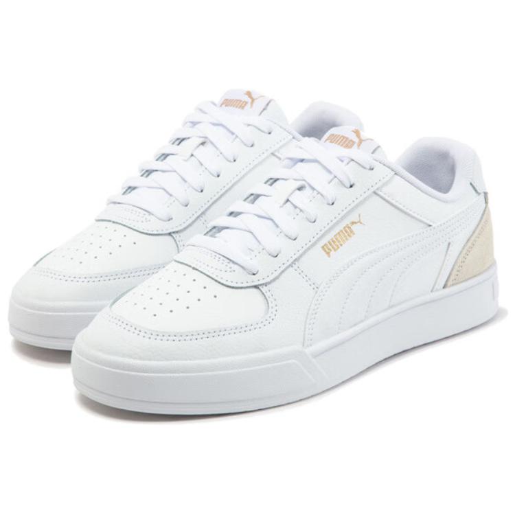 Puma Caven Comfortable Versatile Low-Top Sneakers Unisex Sneakers White Platinum 399398-01