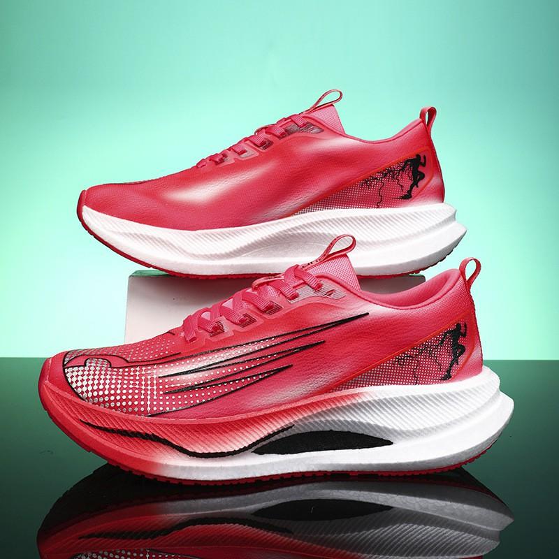 Youth style shoes Kids Running Shoes Boys Girls Lightweight Breathable Mesh With Carbon Plate Cushioning Anti-Slip Track Training Sneakers