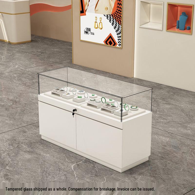 Leide Zhu Multi-Use Display Cabinet for Jewelry, Phones, Glasses, Figurines, Gifts, and Relics.
