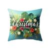 Christmas Theme Snowflake Christmas Decoration Print Pattern Cushion Cover Home Living Room Sofa Decoration Pillow Pillow Cover