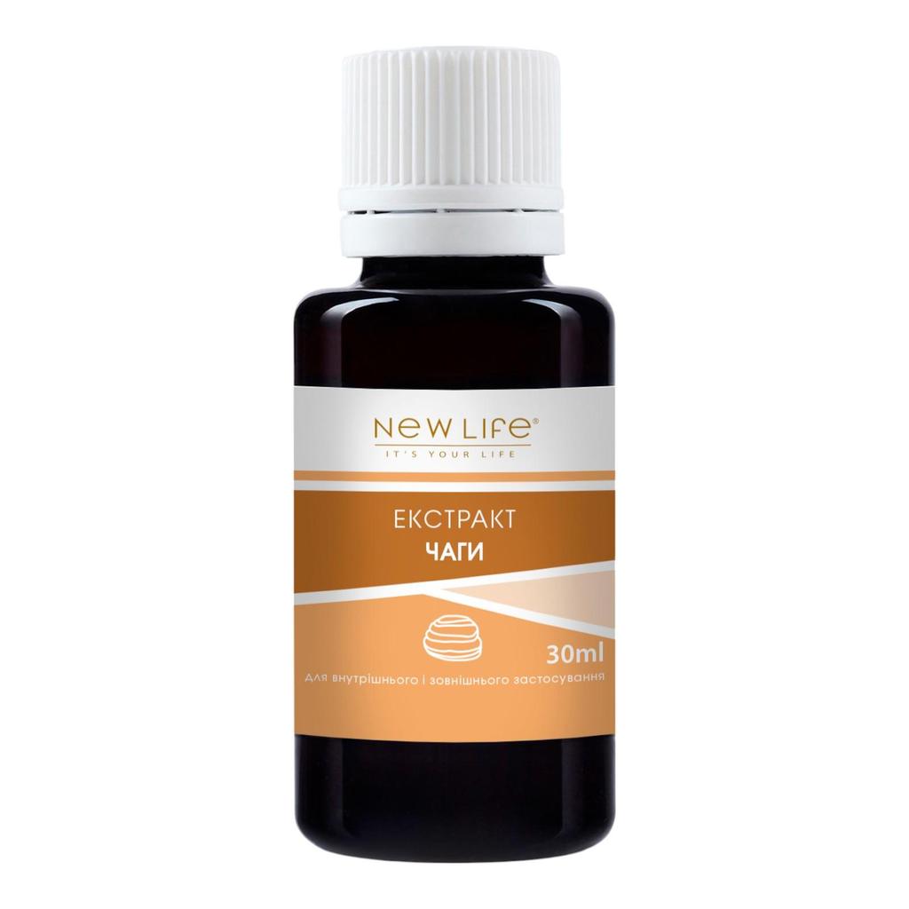 Чага Гриб Экстракт Настойка Травяная Жидкость Добавка Диетическая New Life