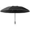 High End Ten Bone Automatic Reverse Sun and Rain Dual-purpose Folding Sun Umbrella for Sun Protection and Shading