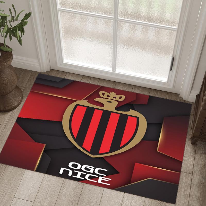 OGC Nice FC Дизайн Кристальный Велюровый Ковер Уютный Не?Нескользящий ковер с принтом для спальни, гостиной, прихожей