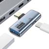 Конвертер OTG Двойной Порт PD100W Быстрый 10 Гбит/с Данные USB OTG Поддержка для Флеш-карты Жесткого Диска и Совместимость с Устройствами Типа iPhone MacBook Pad и Switch 2