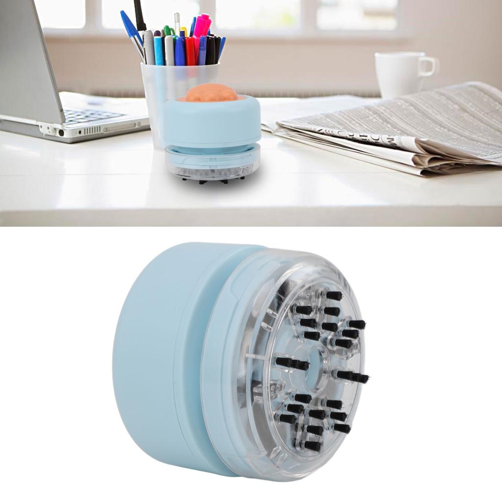 Portable Desktop Vacuum Cleaner Cute Cat Claw Shape Battery Powered Quiet Desk Dust Cleaner for Home School